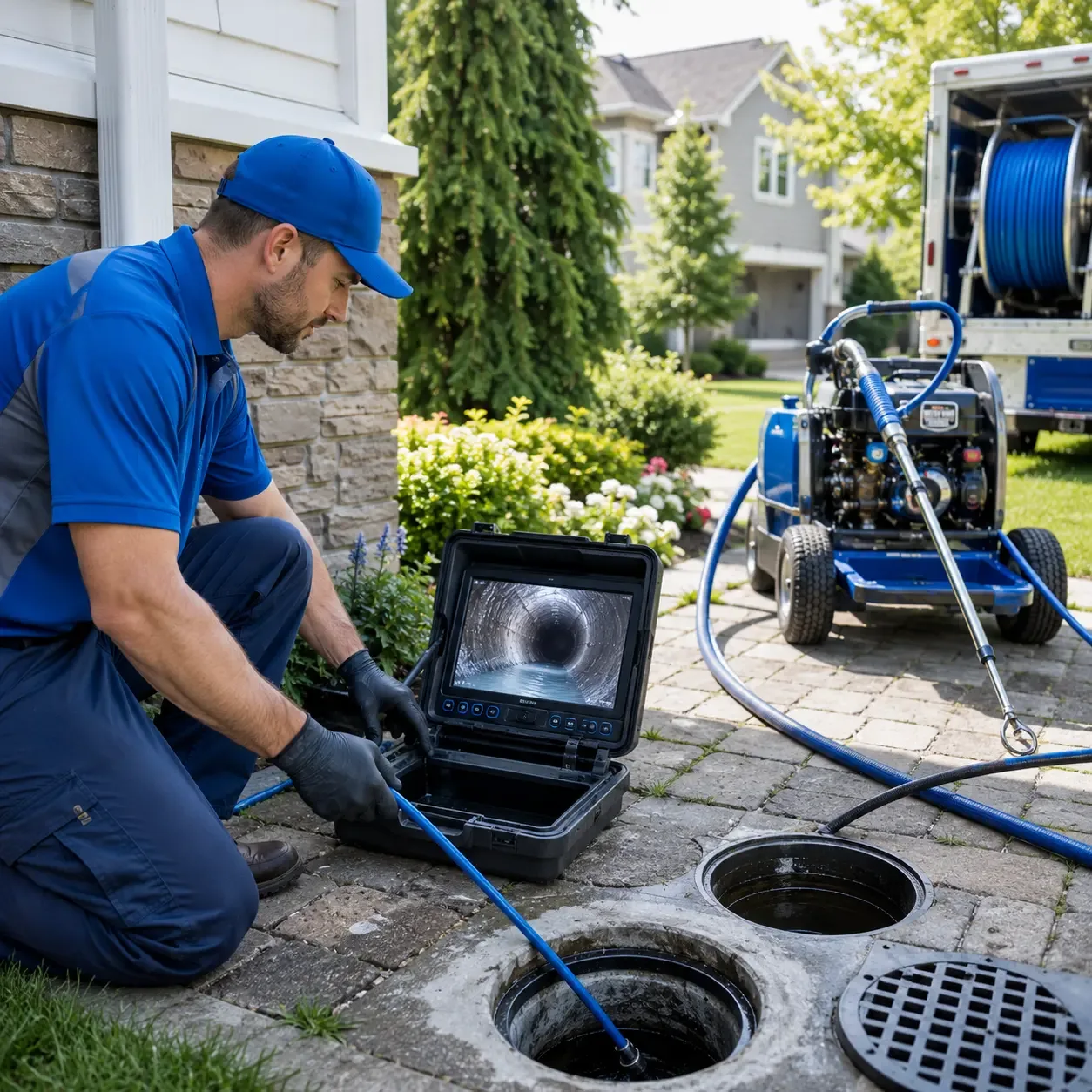 Outdoor drain cleaning professionals serving Cross, SC